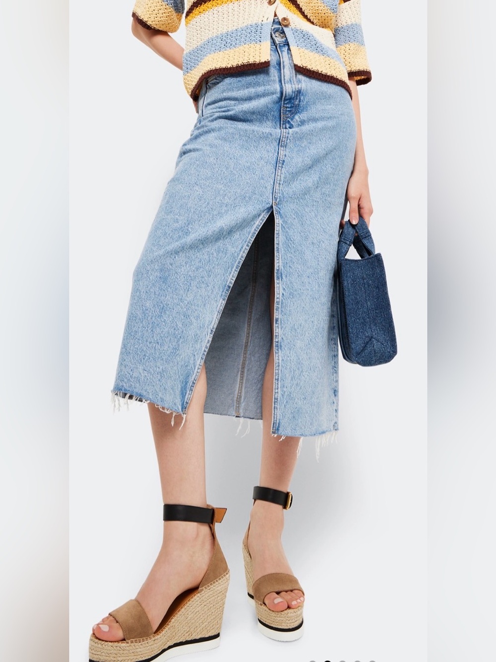 SEE BY CHLOE Platform Espadrille Wedge Heels